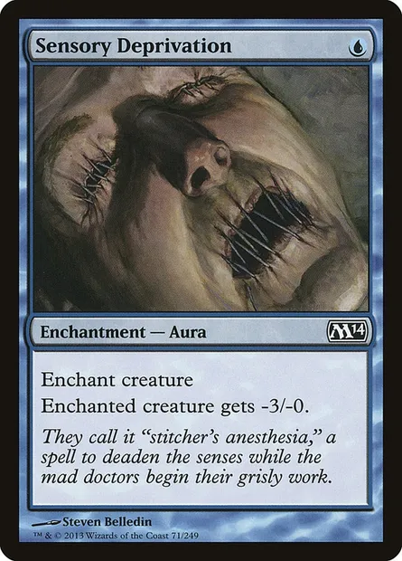 Sensory Deprivation, Magic card M14 71 — Magic 2014 set