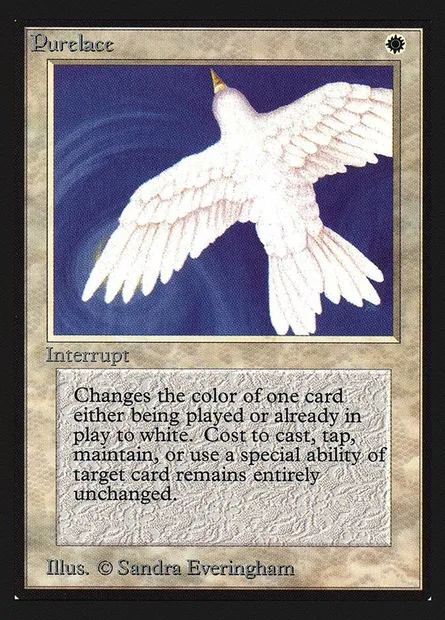 Purelace, Magic card CED 33 — Collectors' Edition set