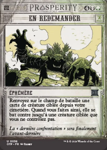 En redemander, carte Magic OTP 36 — extension Breaking News