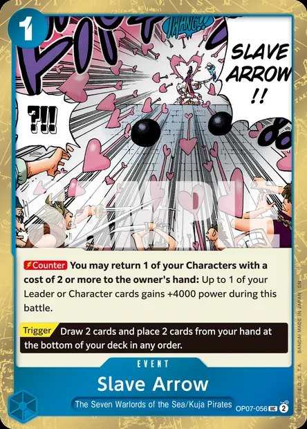 Slave Arrow, One Piece card OP07-056 — 500 YEARS IN THE FUTURE set