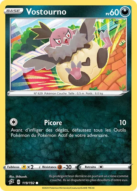Vostourno, carte Pokémon RCL 119 — extension Clash des Rebelles