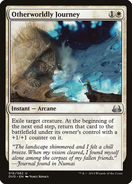 Otherworldly Journey, Magic card DVD 16 — Duel Decks Anthology: Divine vs. Demonic set