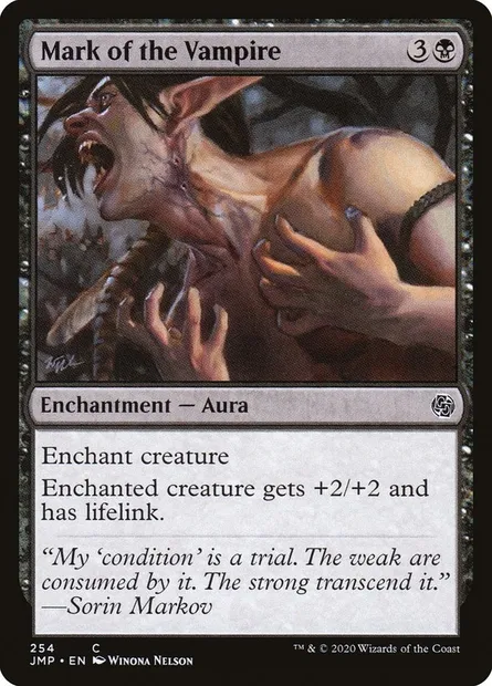 Mark of the Vampire, Magic card JMP 254 — Jumpstart set