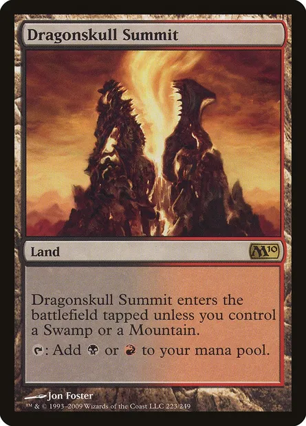 Dragonskull Summit, Magic card M10 223 — Magic 2010 set