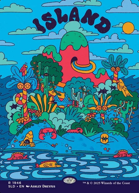 Île, carte Magic SLD 1946 — extension Secret Lair Drop