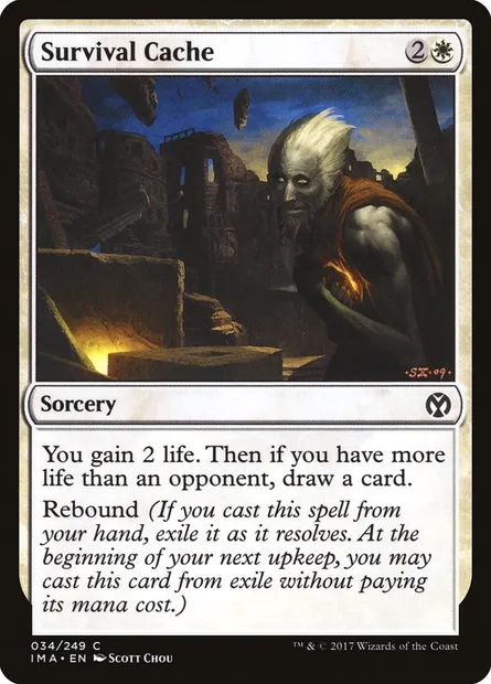 Survival Cache, Magic card IMA 34 — Iconic Masters set