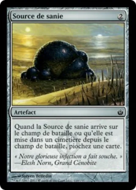 Source de sanie, carte Magic MBS 110 — extension Mirrodin assiégé