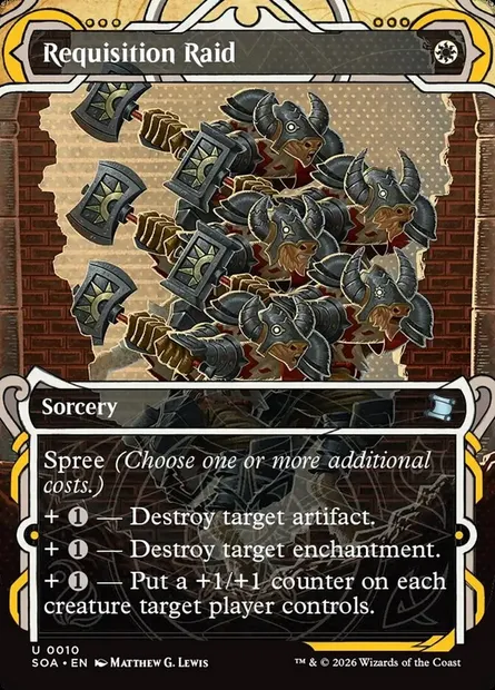 Requisition Raid, Magic card SOA 10 — Secrets of Strixhaven Mystical Archive set