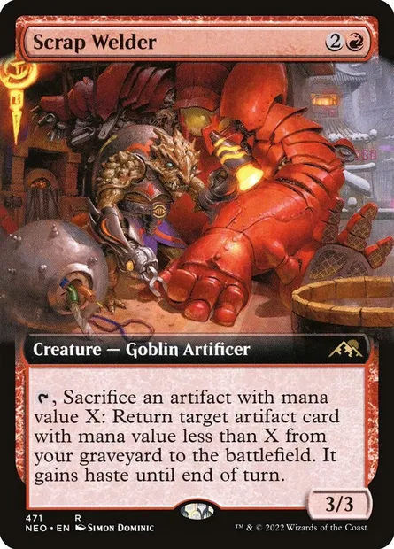 Scrap Welder, Magic card NEO 471 — Kamigawa: Neon Dynasty set