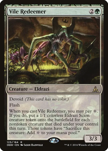 Vile Redeemer, Magic card OGW 125 — Oath of the Gatewatch set