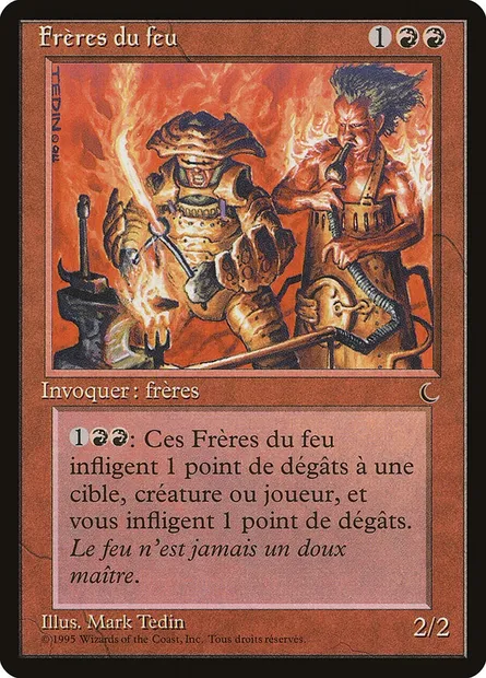 Brothers of Fire, Magic card REN 76 — Renaissance set