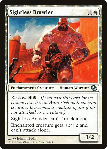 Sightless Brawler, Magic card JOU 24 — Journey into Nyx set