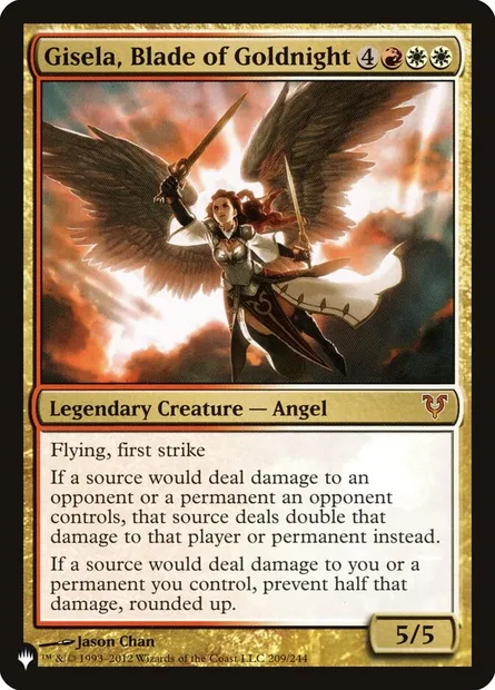Gisela, Blade of Goldnight, Magic card PLST AVR-209 — The List set
