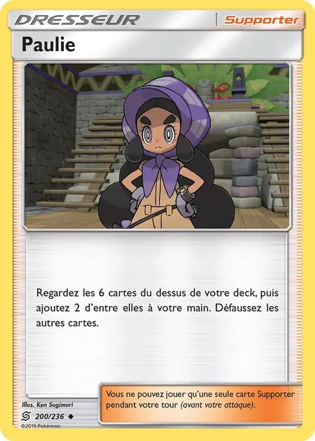 Paulie, carte Pokémon UNM 200 — extension Harmonie des Esprits