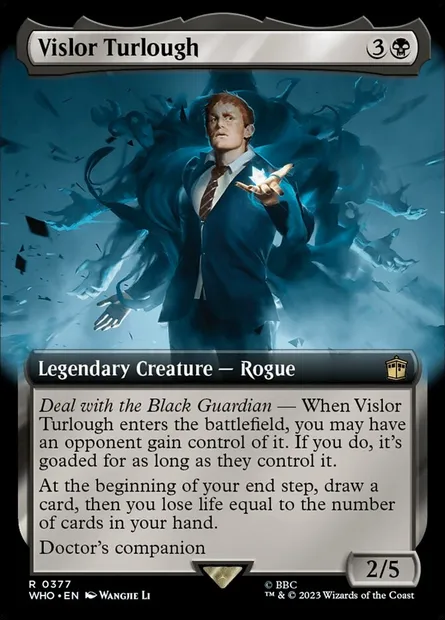 Vislor Turlough, Magic card WHO 377 — Doctor Who set