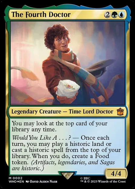 The Fourth Doctor, Magic card WHO 2 — Doctor Who set