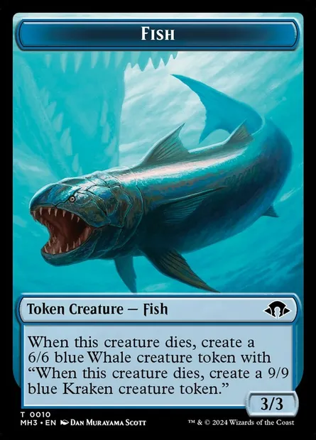 Fish, Magic card TMH3 10 — Modern Horizons 3 Tokens set