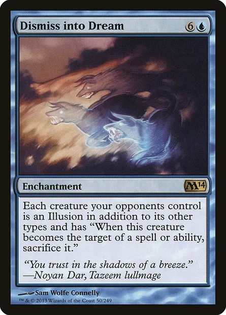 Dismiss into Dream, Magic card M14 50 — Magic 2014 set