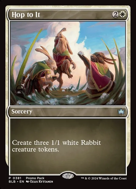 Faire le saut, carte Magic BLB 381 — extension Bloomburrow