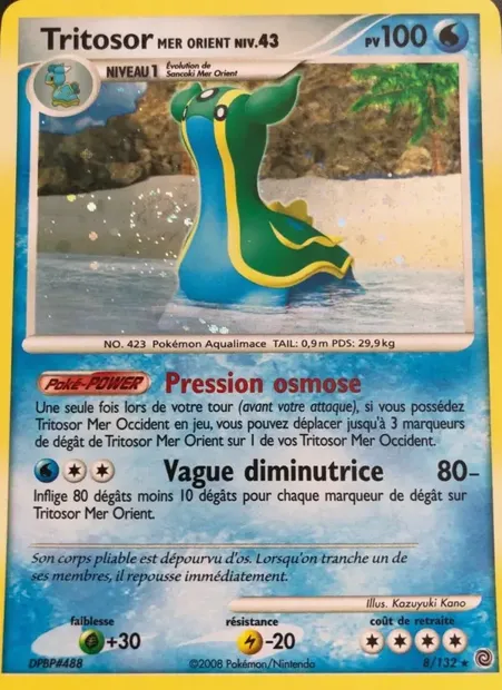 Tritosor Mer Orient, carte Pokémon SW 8 — extension Merveilles Secrètes