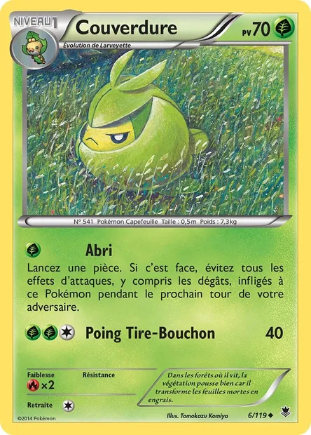 Couverdure, carte Pokémon PHF 6 — extension Vigueur Spectrale