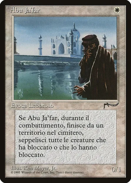 Abu Ja'far, Magic card RIN 1 — Rinascimento set