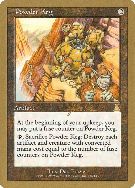 Powder Keg, Magic card WC99 js136a — World Championship Decks 1999 set