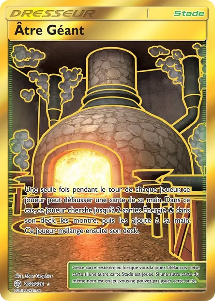 Âtre Géant, carte Pokémon CEC 263 — extension Éclipse Cosmique