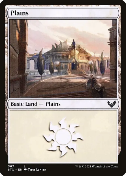 Plains, Magic card STX 367 — Strixhaven: School of Mages set