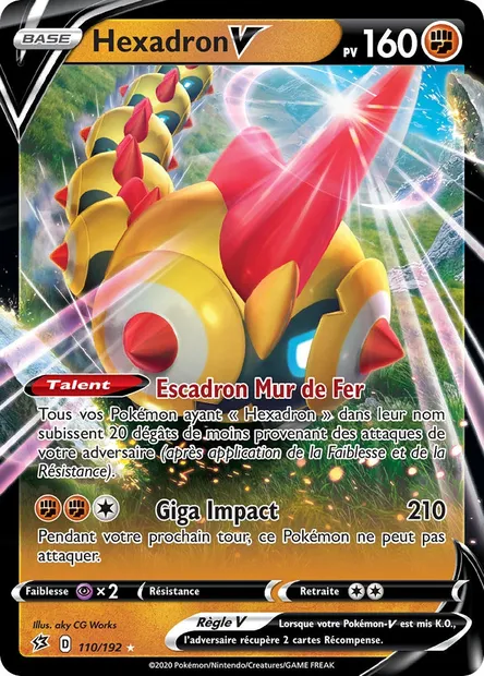 Hexadron V, carte Pokémon RCL 110 — extension Clash des Rebelles