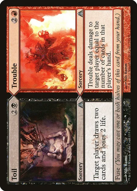 Toil // Trouble, Magic card DGM 133 — Dragon's Maze set
