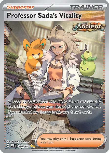 Professor Sada's Vitality, Pokémon card PAR 256 — Paradox Rift set