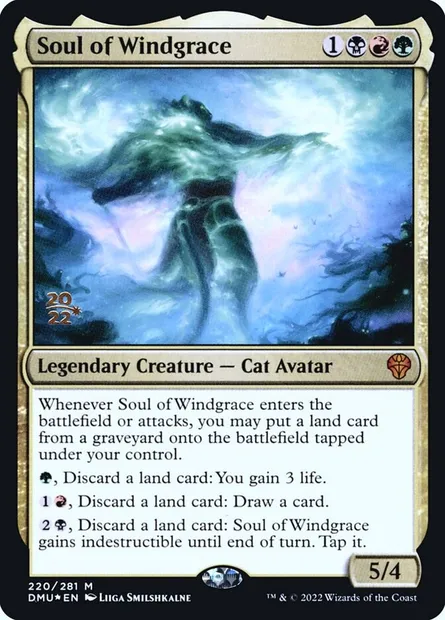 Âme de Vent des vertus, carte Magic PDMU 220s — extension Dominaria United Promos