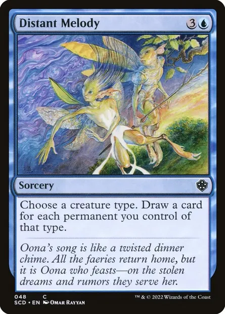 Distant Melody, Magic card SCD 48 — Starter Commander Decks set
