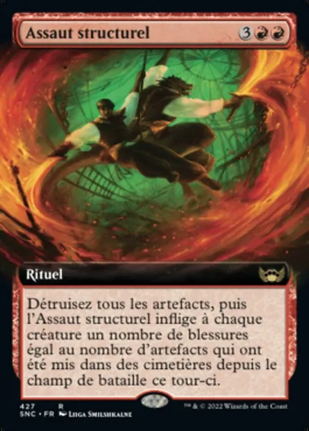 Assaut structurel, carte Magic SNC 427 — extension Les rues de la Nouvelle-Capenna