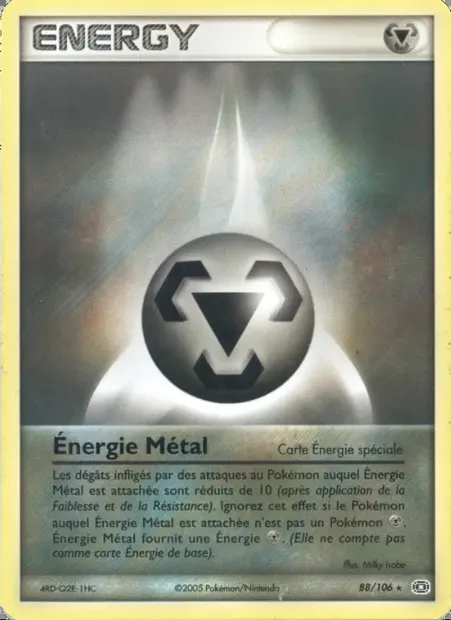 Énergie Métal, carte Pokémon EM 88 — extension EX Émeraude