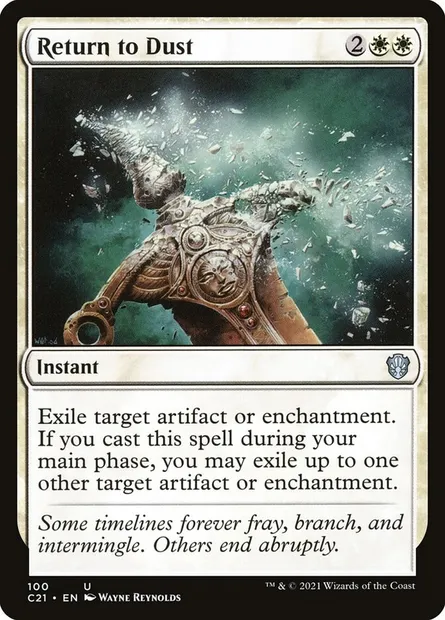 Return to Dust, Magic card C21 100 — Commander 2021 set