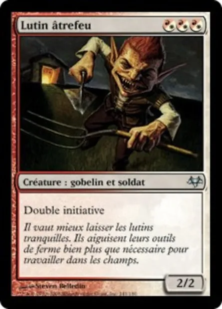 Lutin âtrefeu, carte Magic EVE 141 — extension Coucheciel