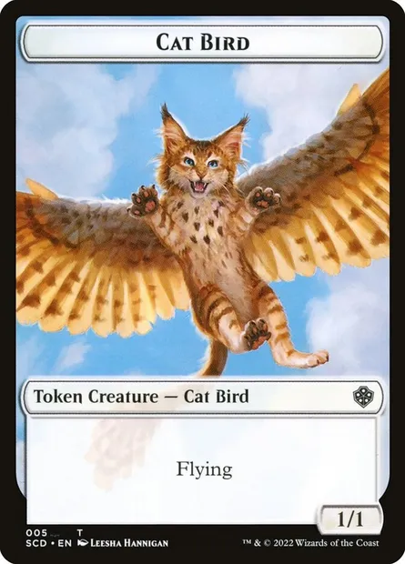Cat Bird, carte Magic TSCD 5 — extension Starter Commander Deck Tokens