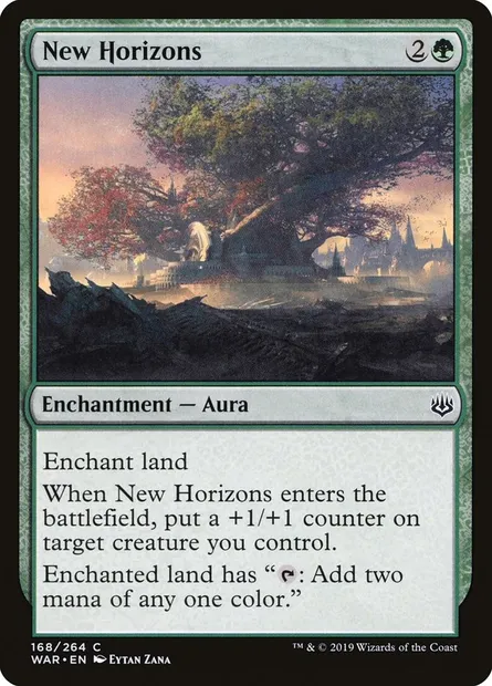 New Horizons, Magic card WAR 168 — War of the Spark set