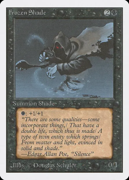 Frozen Shade, Magic card 2ED 110 — Unlimited Edition set