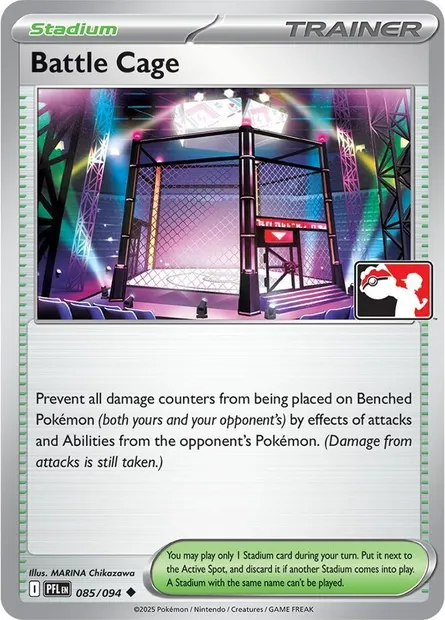 Battle Cage, Pokémon card PPS 085-4 — Play! Pokémon Prize Pack Series set