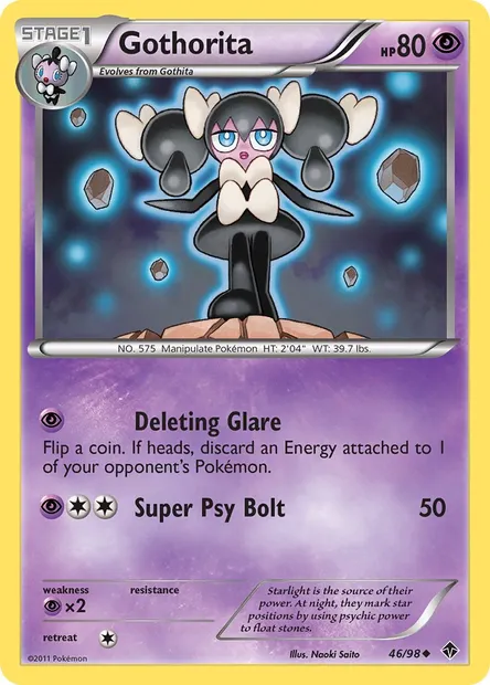 Gothorita, Pokémon card EPO 46 — Emerging Powers set