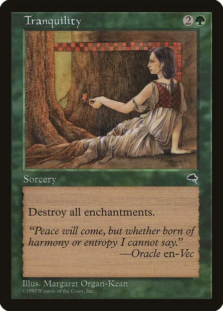Tranquilité, carte Magic TMP 261 — extension Tempête