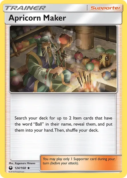 Apricorn Maker, Pokémon card CES 124 — Celestial Storm set