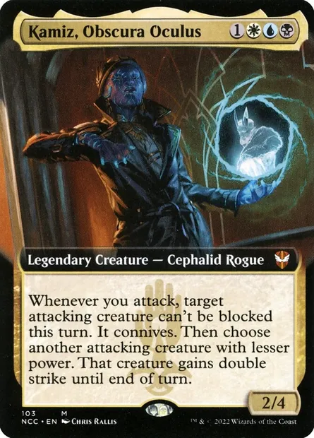 Kamiz, Obscura Oculus, Magic card NCC 103 — New Capenna Commander set