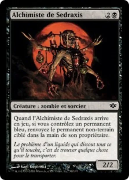 Alchimiste de Sedraxis, carte Magic CON 54 — extension Conflux