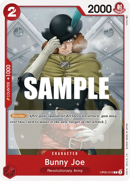 Bunny Joe, carte One Piece OP05-013 — extension AWAKENING OF THE NEW ERA