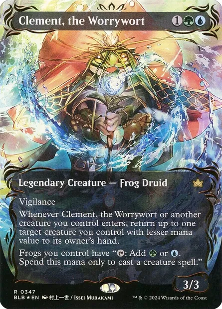 Clement, the Worrywort, Magic card BLB 347 — Bloomburrow set