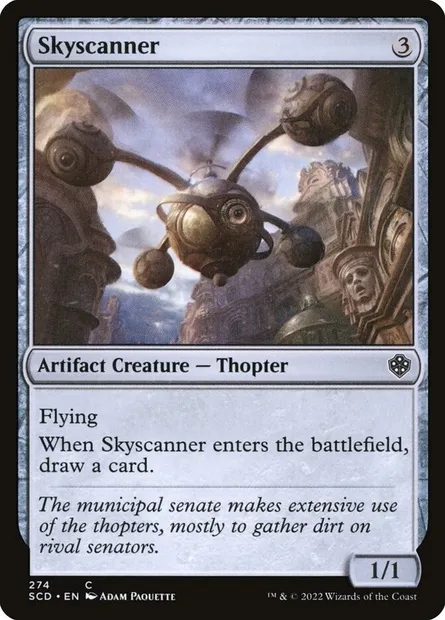 Scruteciel, carte Magic SCD 274 — extension Starter Commander Decks